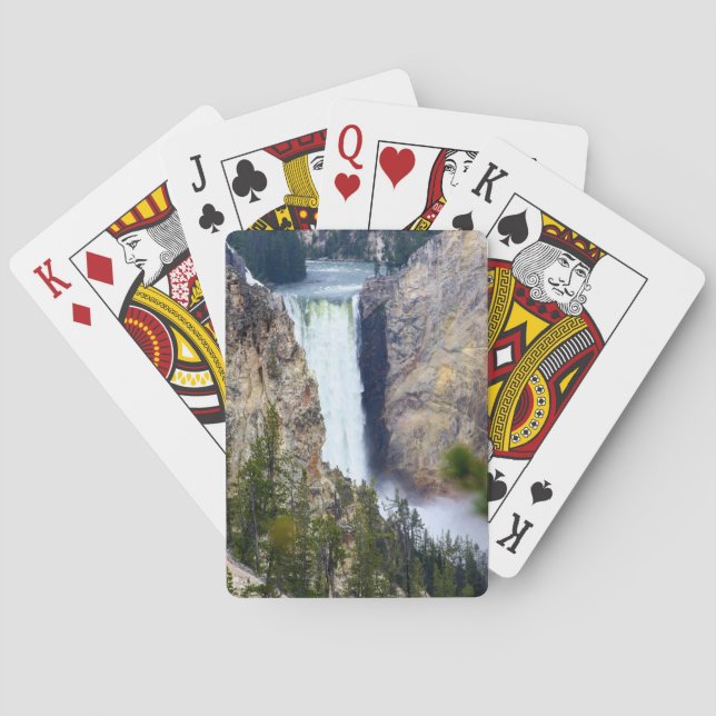 JEU DE CARTES CASCADE DE YELLOWSTONE (dos)