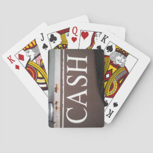 Jeu De Cartes CASH Tow Truck Vintage Car Sign