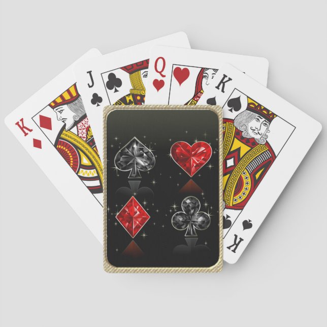 Jeu De Cartes Casino Gemstones Bicycle® Play (dos)
