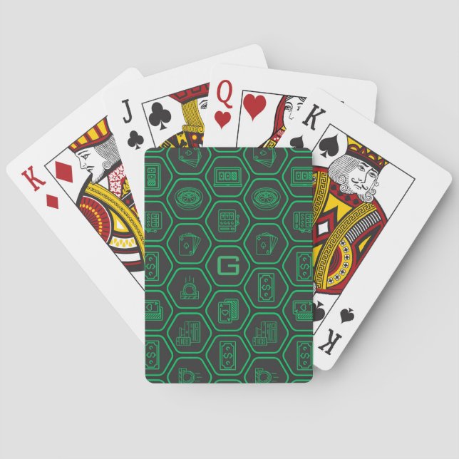 Jeu De Cartes Casino Matrix (dos)