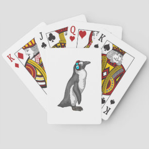 Jeu De Cartes Casque de musique Penguin