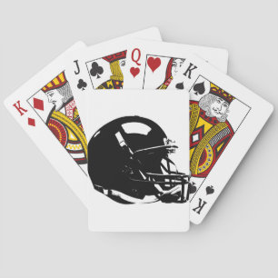 Jeu De Cartes Casque noir blanc Pop Art Football