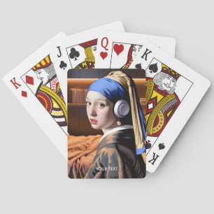 Jeu De Cartes Casques de perle d'Imaginaire mignonne fille