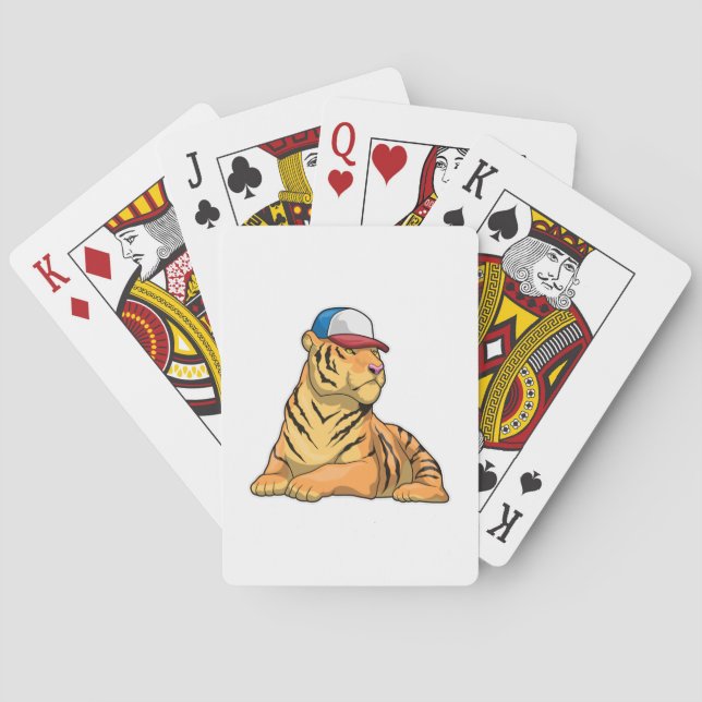 Jeu De Cartes Casquette de tigre (dos)