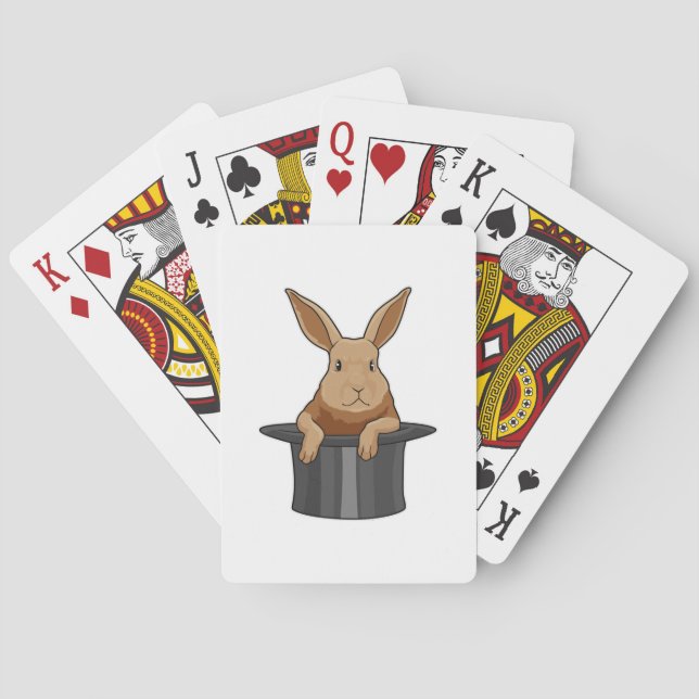 Jeu De Cartes Casquette magicien lapin (dos)