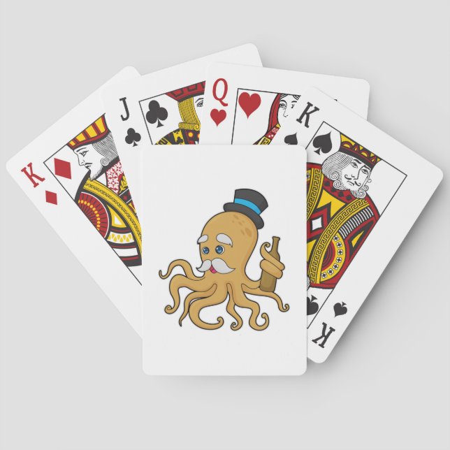 Jeu De Cartes Casquette Octopus Gentleman (dos)