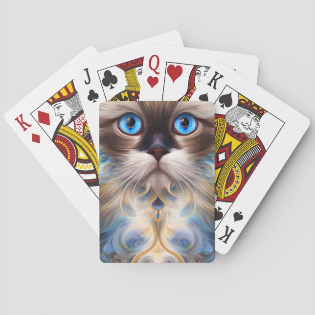 Jeu De Cartes CAT Caractéristiques symétriques Oeil focalisé Ple (dos)