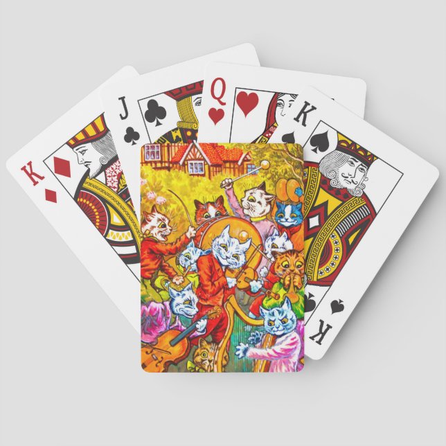 Jeu De Cartes Cat Musical Band (dos)