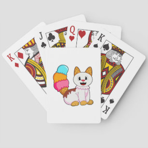 Jeu De Cartes Cat with popsicle