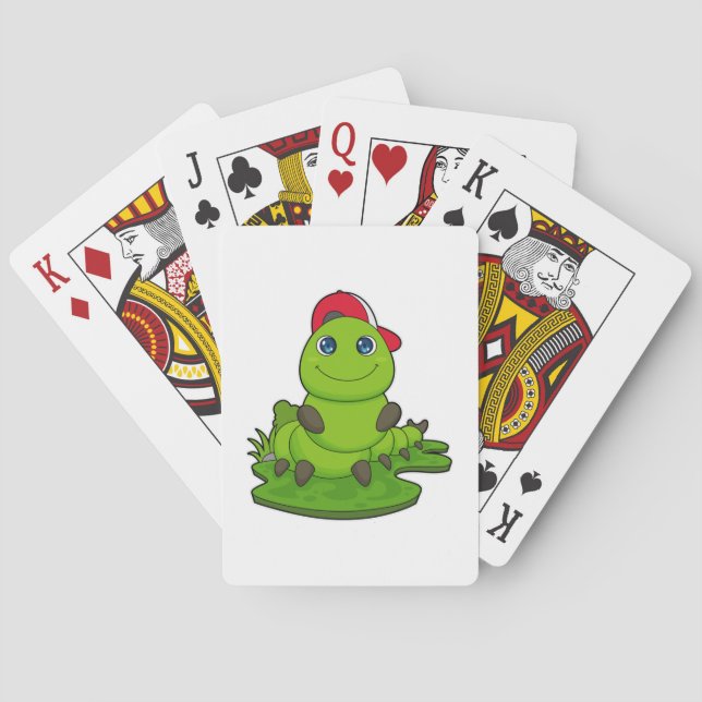 Jeu De Cartes Caterpillar avec Casquette (dos)