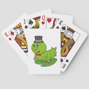 Jeu De Cartes Caterpillar en Gentleman avec Cylindre