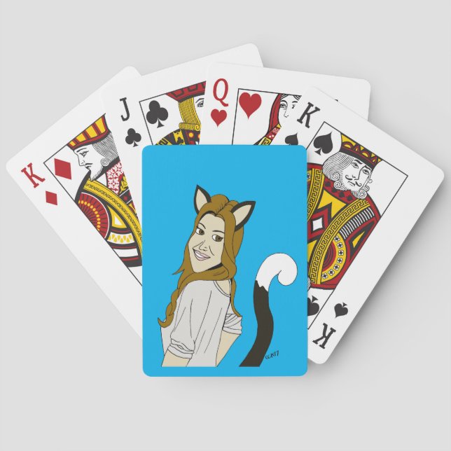 Jeu De Cartes catgirl (dos)