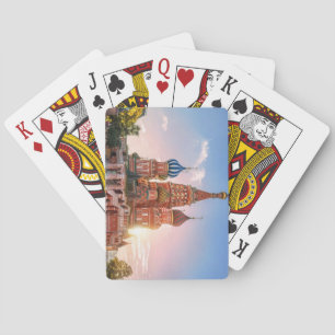 Jeu De Cartes Cathédrale Saint-Basile, Moscou, Russie