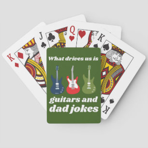 JEU DE CARTES CE QUI NOUS AMÈNE C'EST DES GUITARS ET DES PAPA JO