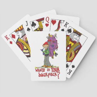 Jeu De Cartes ce qui se trouve dans votre sac à dos en jouant au