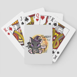 Jeu De Cartes Ce soir, nous volons - Chat Sorcière Noire