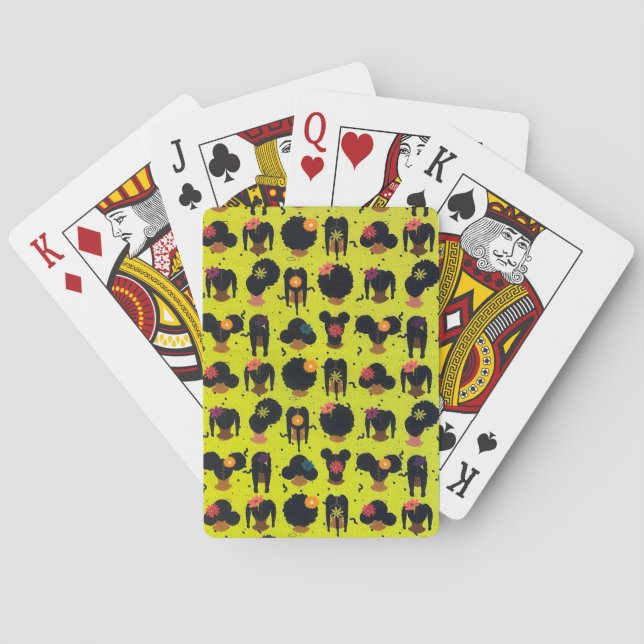 Jeu De Cartes Célébration des styles de cheveux afro-américains (dos)