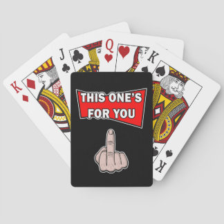 Jeu De Cartes Celui-ci est pour vous Jouer des cartes