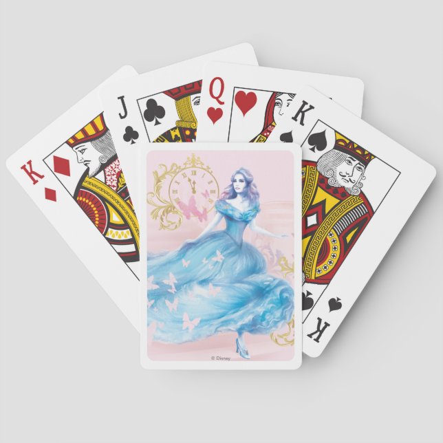 Jeu De Cartes Cendrillon approchant minuit (dos)