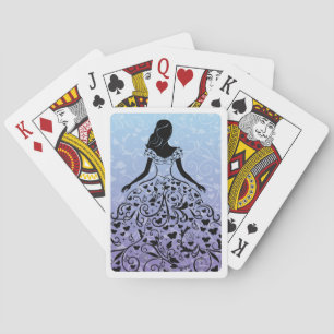 Jeu De Cartes Cendrillon Robe fantaisie Silhouette