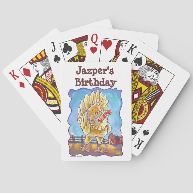 Jeu De Cartes Centre de la fête du poulet (dos)