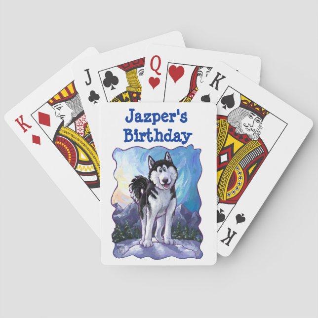 Jeu De Cartes Centre du parti Husky (dos)