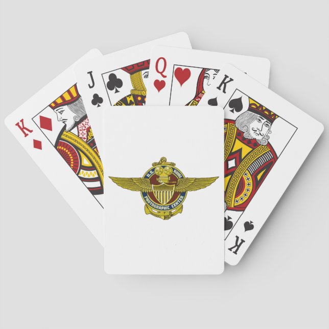 Jeu De Cartes Centre photographique de la marine américaine Joue (dos)