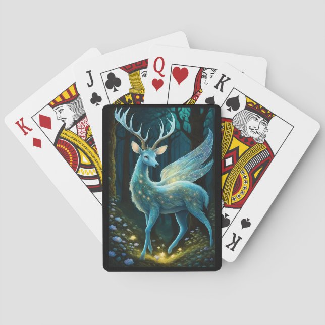 Jeu De Cartes Cerf à ailes magiques (dos)