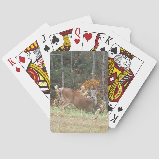 Jeu De Cartes Cerf d'automne dans le lac Arrowhead (dos)