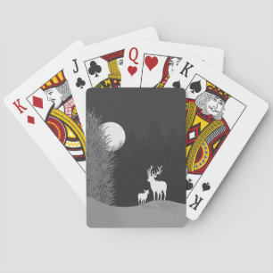 Jeu De Cartes Cerf sur Lit Hill