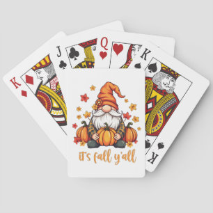 Jeu De Cartes C'est Automne Y'all Gnomes Citrouille Automne Than