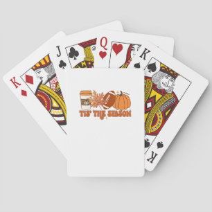 Jeu De Cartes C'Est La Saison Citrouille Leaf Thanksgiving Footb