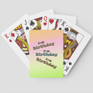 Jeu De Cartes C'est mon anniversaire