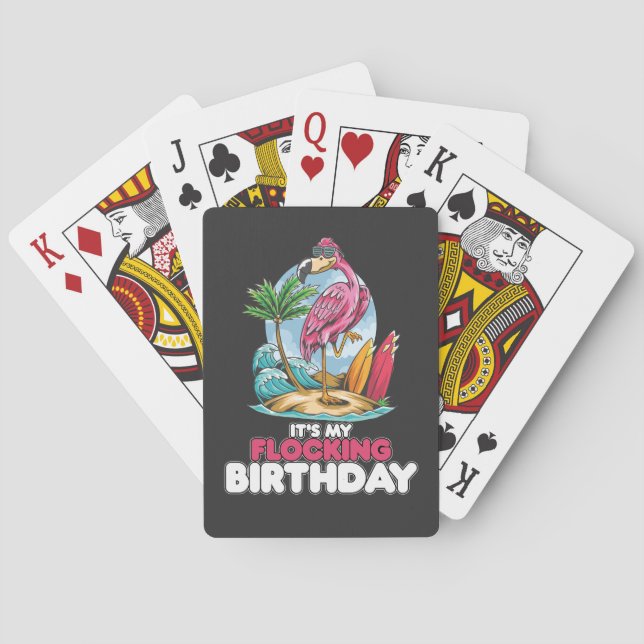 Jeu De Cartes C'est mon Flamant rose d'anniversaire (dos)