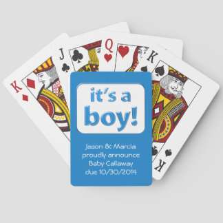 Jeu De Cartes C'est un garçon ! Cartes de révélation du genre du