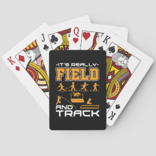 Jeu De Cartes C'est Vraiment Field et Track Thrower Jumper T-Shi