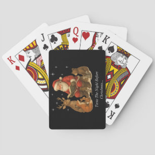 Jeu De Cartes C'Était La Nuit Avant Noël Jouer Aux Cartes