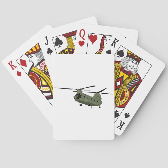 Jeu De Cartes CH-47 Chinook (dos)