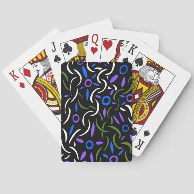 Jeu De Cartes Chaînes et anneaux Abstraits (dos)
