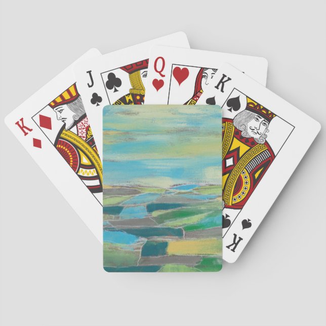 Jeu De Cartes Champ fragmenté I (dos)