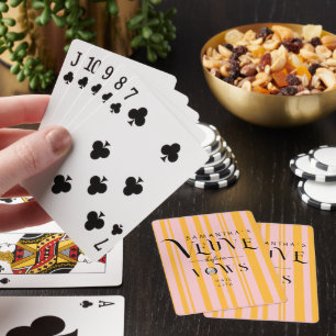 Jeu De Cartes Champagne Veuve avant Vows Bachelorette Party