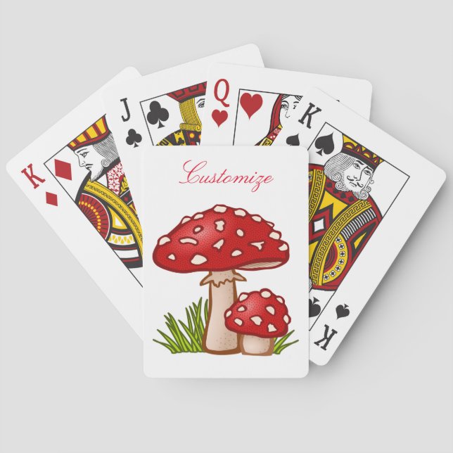 Jeu De Cartes Champignons Amanita Rouge Thunder_Cove (dos)