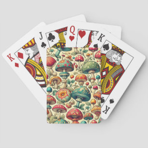 Jeu De Cartes Champignons Fantaisie