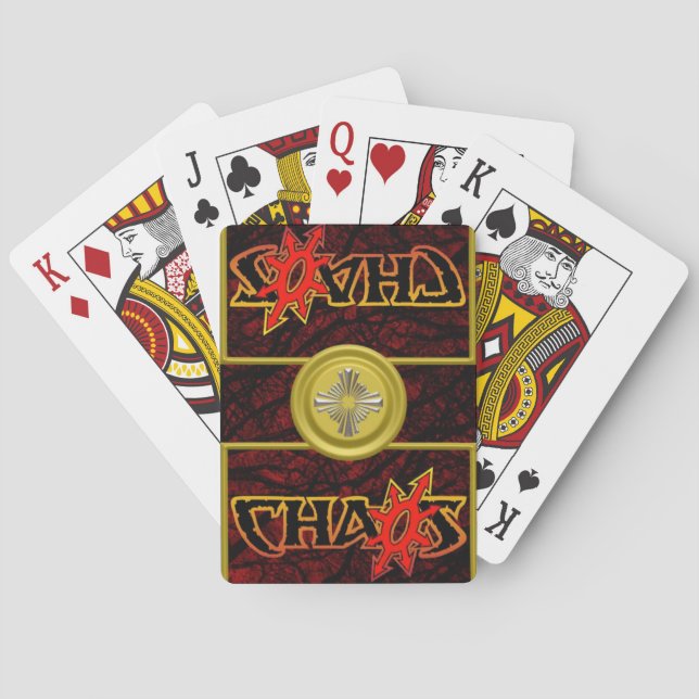 Jeu De Cartes Chaos Jouer Aux Cartes (dos)