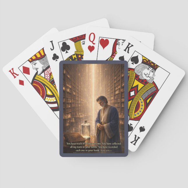 Jeu De Cartes Chaque larme est mémorisée (dos)