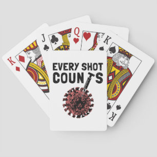 Jeu De Cartes Chaque Tir Compte. Obtenez vos vaccins