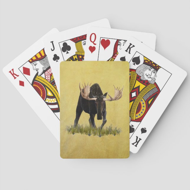 Jeu De Cartes Charging Bull Moose (dos)