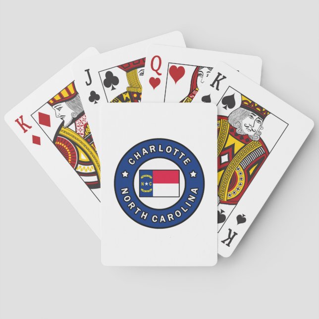 Jeu De Cartes Charlotte Caroline du Nord (dos)
