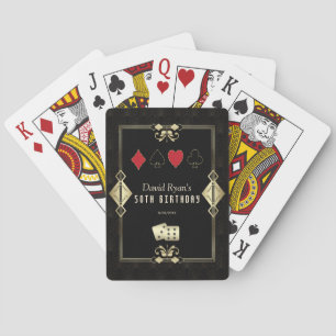 Jeu De Cartes Charm Art Déco Vegas Casino Royale 50e anniversair