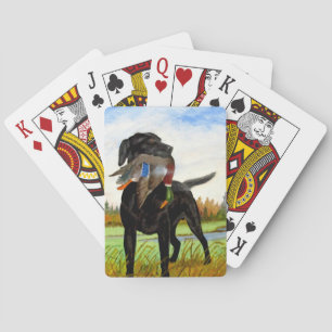 Jeu De Cartes Chasse Dog Peinture Cartes de Jeu